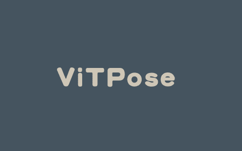 ViTPose – 基于 Transformer 架构的人体姿态估计模型